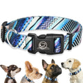 Collares para Perros Pequeños Machos - Collar Clásico con Estampado Boho, Collar para Perro Niño, Collar de Liberación Rápida para Perros Pequeños, Talla S