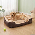 Vidaxl Cama para Perro Marrón y Beige XXL