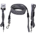 Correa para Perro Colección Básica Blanco y Negro - 130cm, Blanco y Negro