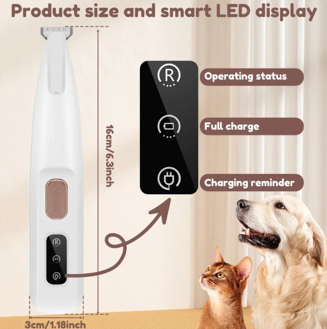 Cortaúñas para Mascotas con Luz LED
